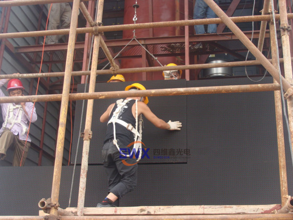 户外全彩LED大屏幕屏体安装 户外全彩LED大屏幕屏体安装