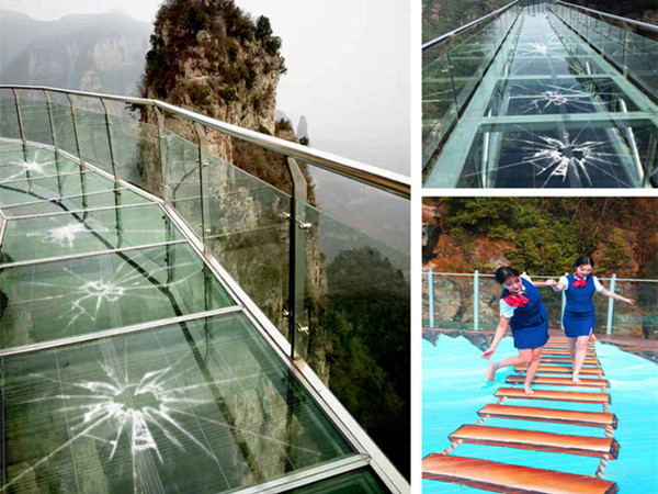 景区玻璃栈道屏 3D碎裂效果透明地砖栈道LED屏 景区玻璃栈道屏 3D碎裂效果透明地砖栈道LED屏